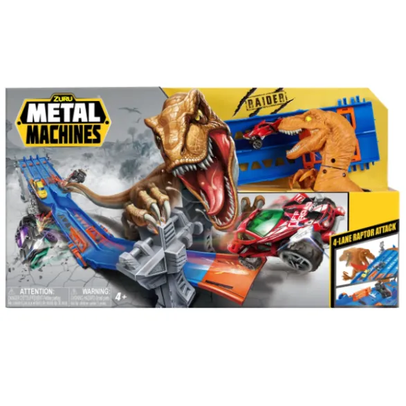 Набор Zuru Metal Machines "Трасса четырехполосное безумие"