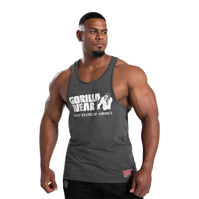 Классическая майка, темно-серая