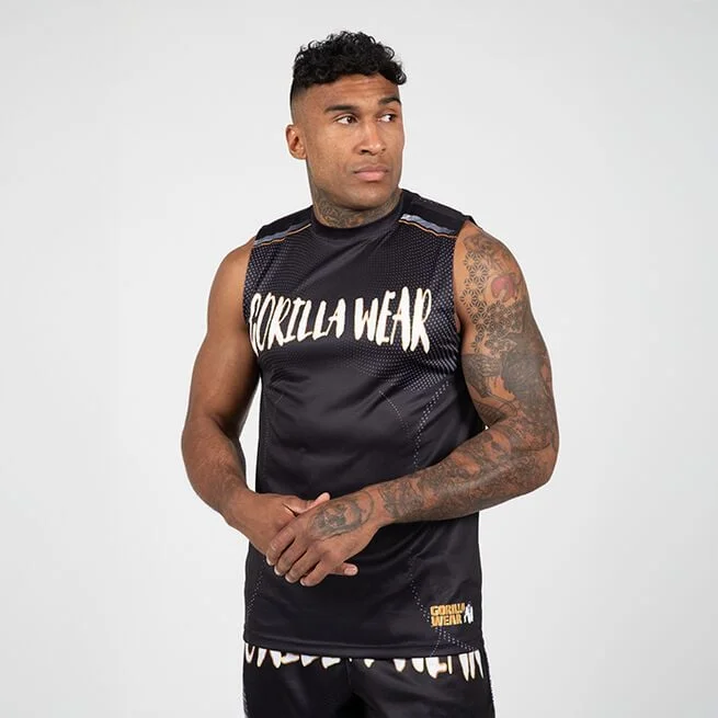 Тренировочный топ Clayton, черное золото