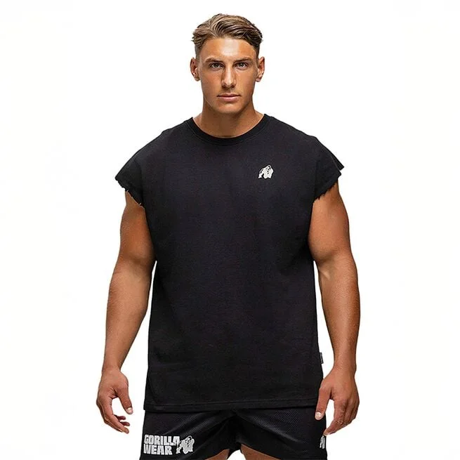 Майка с вырезами Bouse, черная