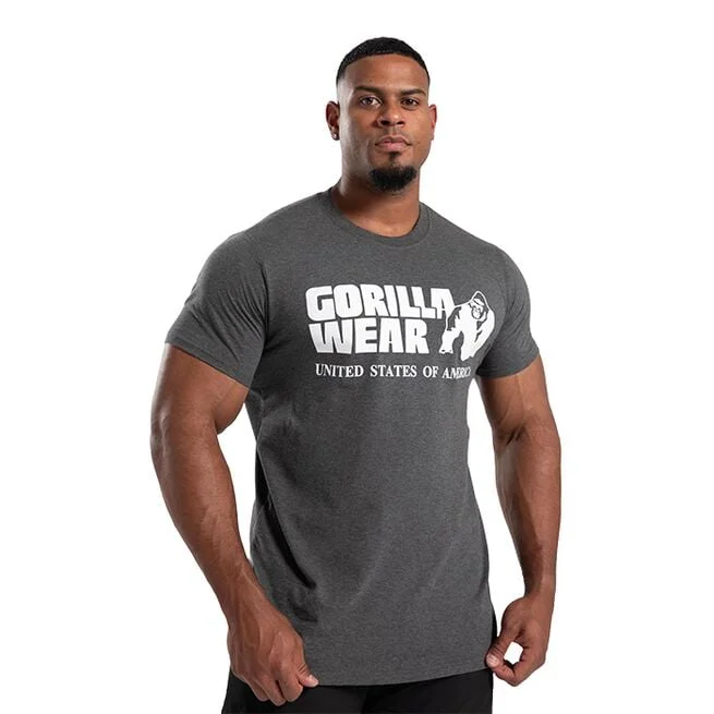 Классическая футболка, темно-серая