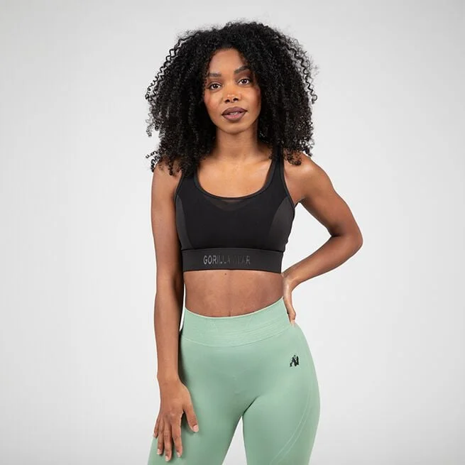 Спортивный бюстгальтер Riley черный