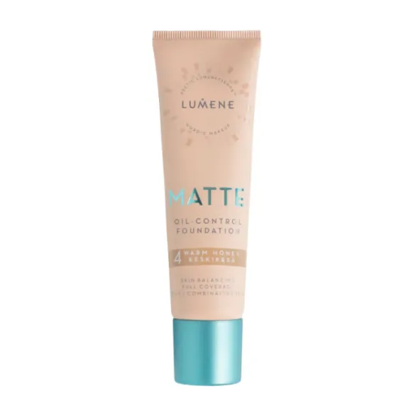 Матирующий тональный крем Lumene Matte Oil-Сontrol Foundation 30мл тёплый медовый