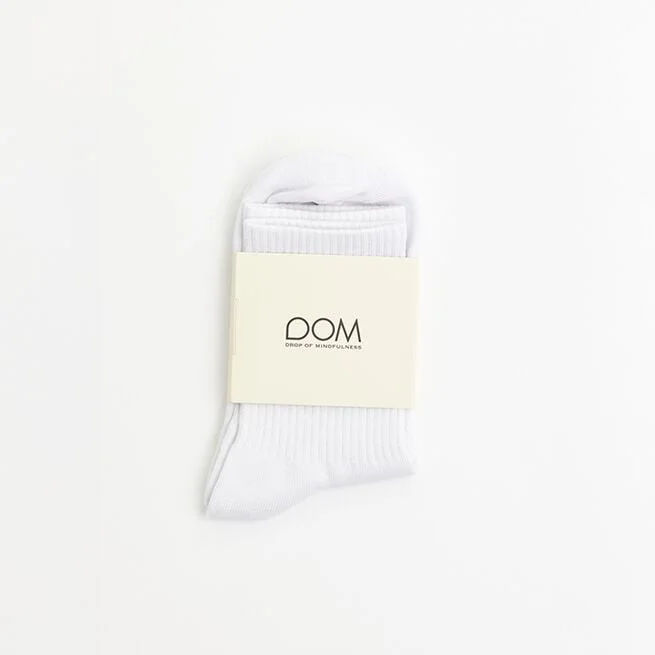 Носки для тренировок, белые