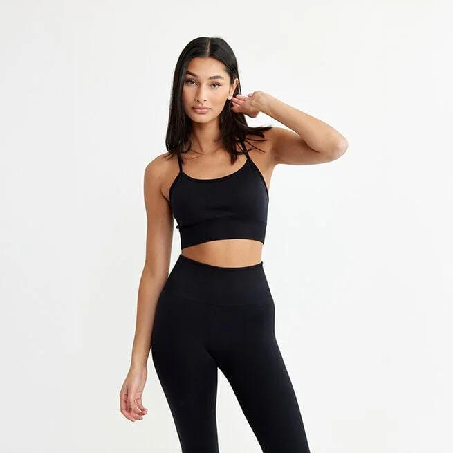 Спортивный бюстгальтер Черный