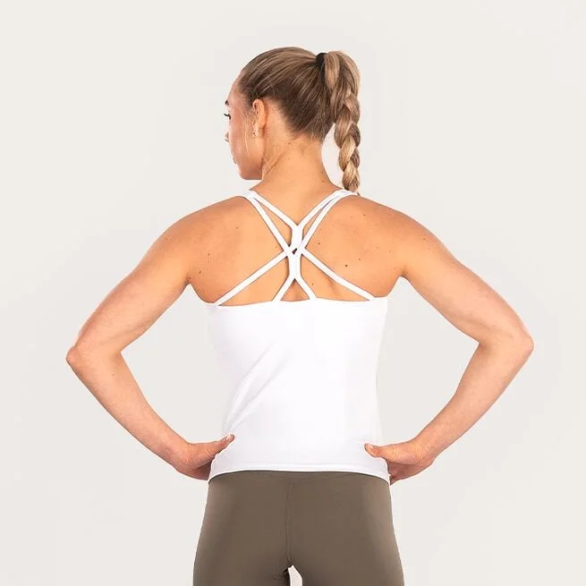Тренировочный топ Белый