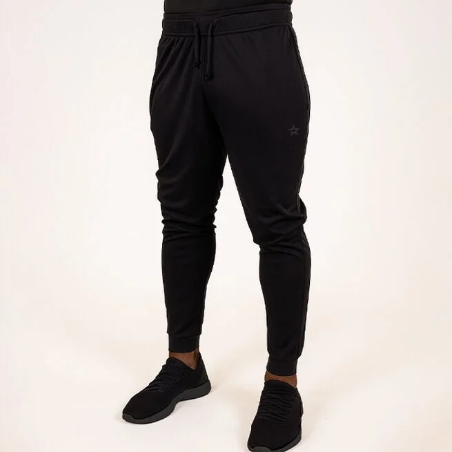 Брюки Сетчатые Звезды Черные