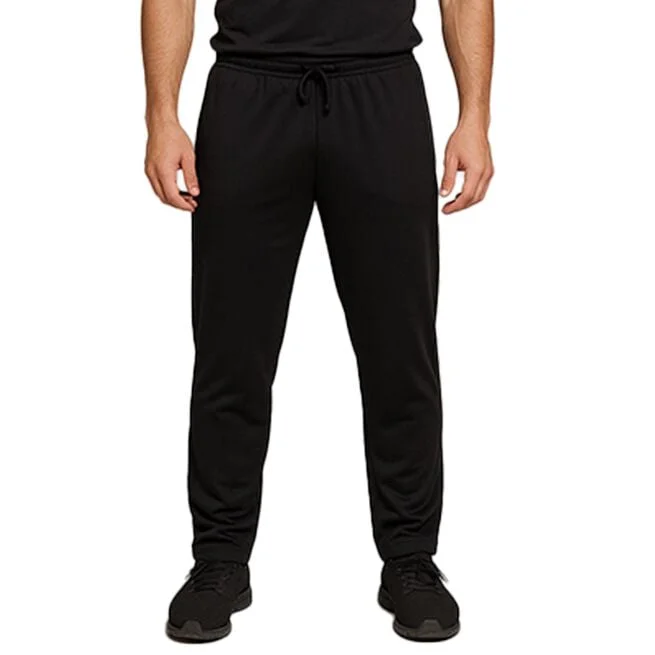 Прямые брюки в сетку Star, черные