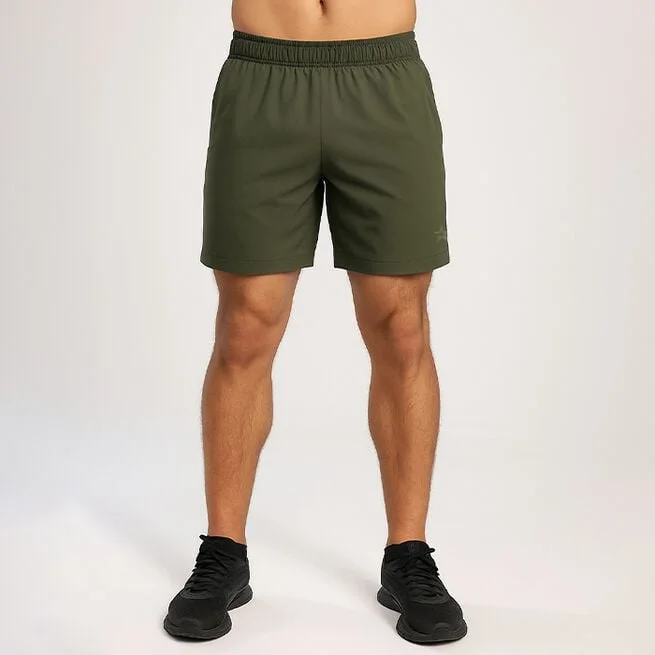 Звездные Короткие Шорты Зеленые