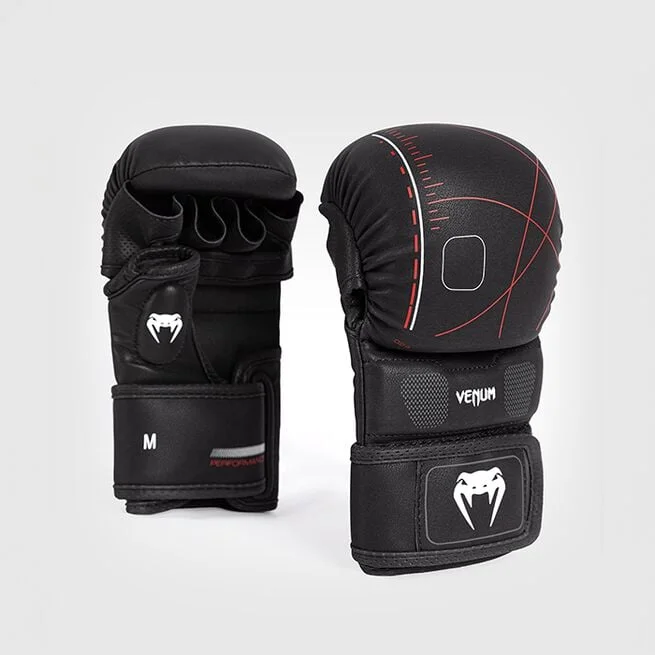 Тактические спарринговые перчатки XT Черный Красный