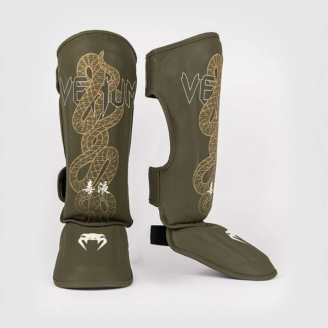 Щитки Serpenti Хаки Бронза Слоновая кость