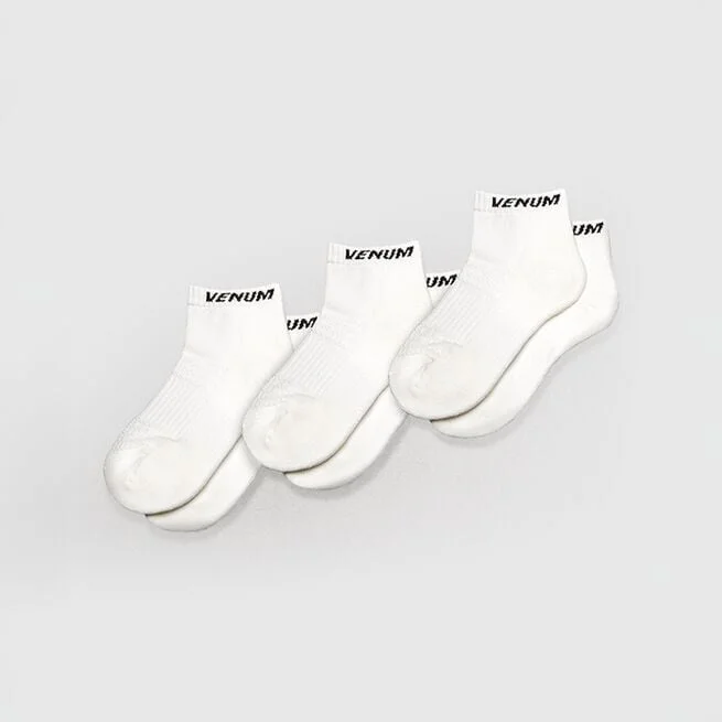 Носки до щиколотки 3 пары Белый Черный