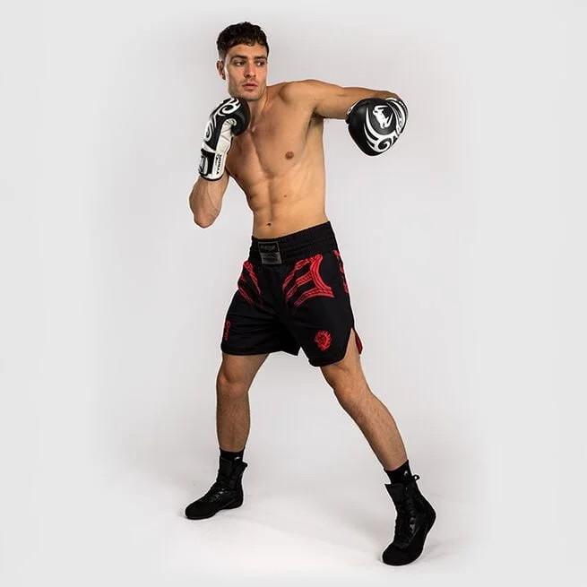 Боксерские шорты Venum X Mike Tyson У каждого есть план Черный Красный