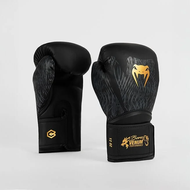 Боксерские перчатки Venum X Chimaev Wild Borz Черное золото