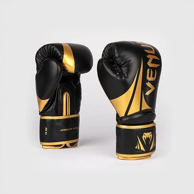 Боксерские перчатки Challenger 2.5 черное золото