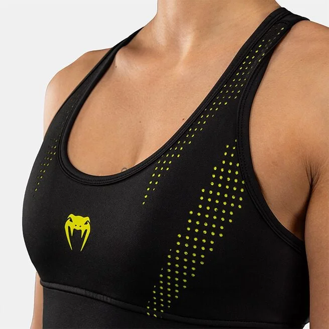 Спортивный бюстгальтер Venum Lazer Черный Желтый