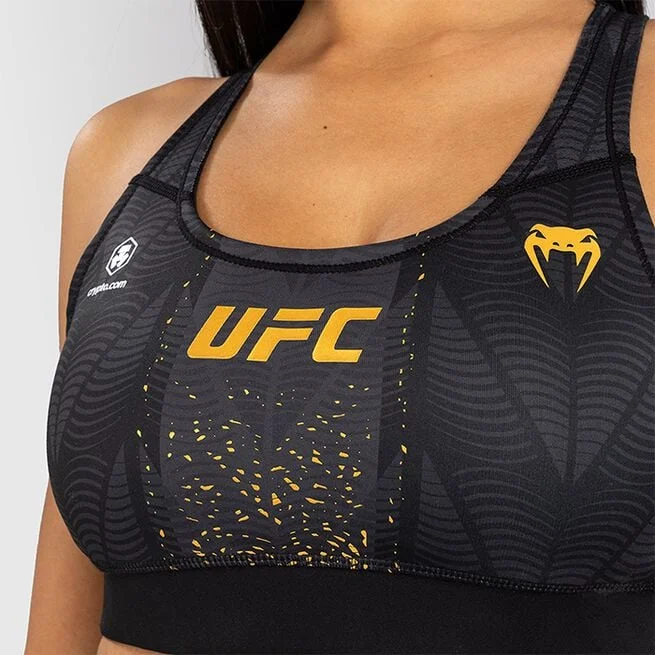 Спортивный бюстгальтер UFC Zenith by Venum Fight Night, черное золото