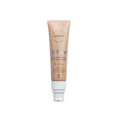 Устойчивый невесомый тональный крем Lumene Stay SPF30 30мл medium