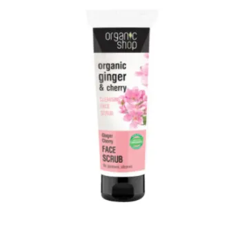  Регенерирующий пилинг для лица Organic Shop Ginger & Cherry 75мл