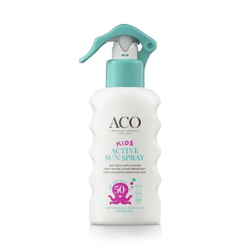 Детский солнцезащитный спрей ACO Kids Active с SPF 50+ 175 мл