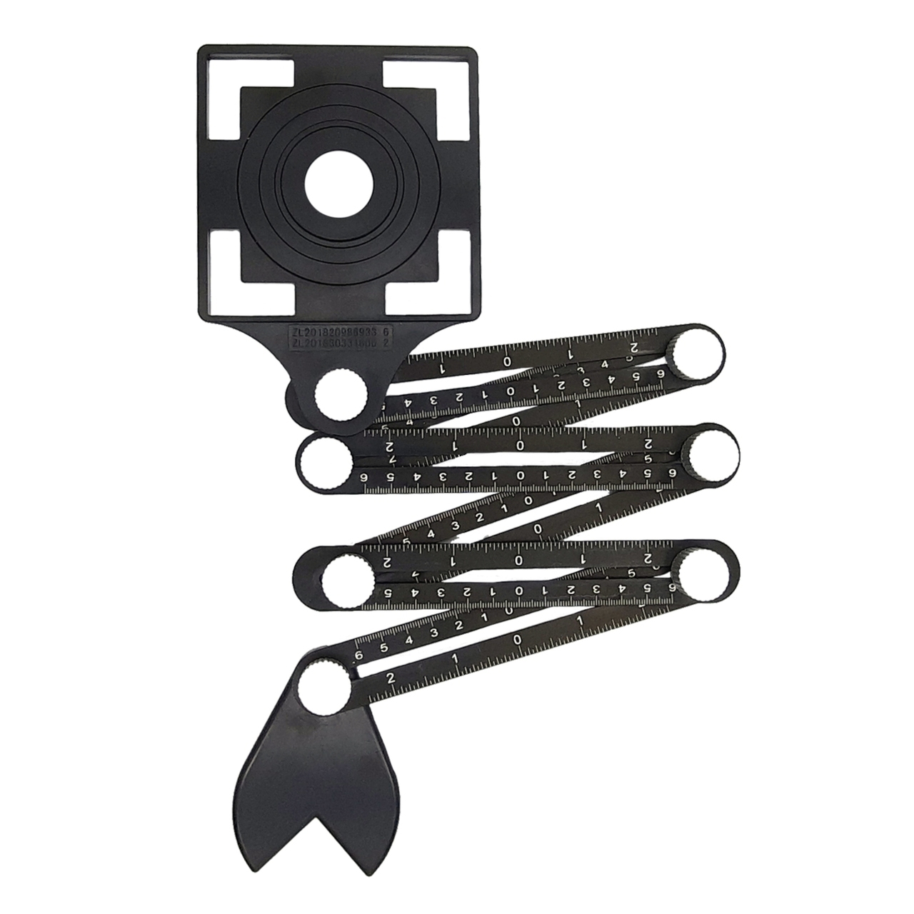 Универсальный шаблон плиточника с угловым фиксатором