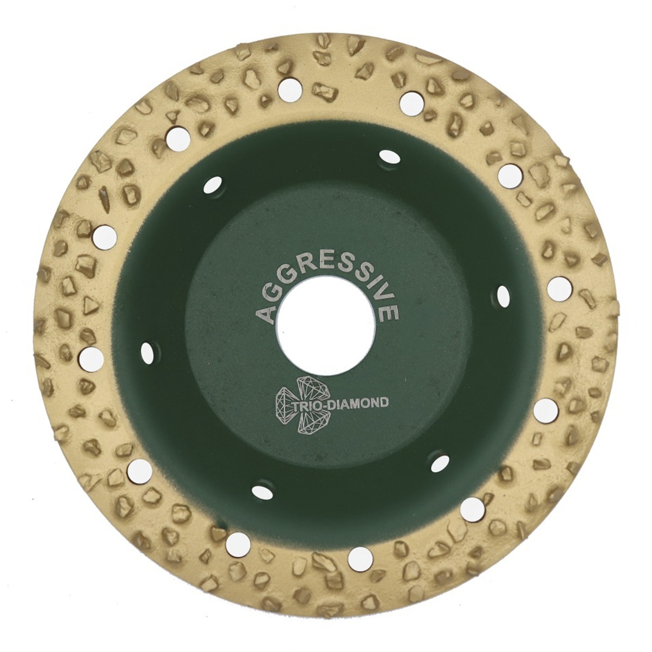 Чашка 125 мм по дереву плоская Grand шаг 1 Aggressive