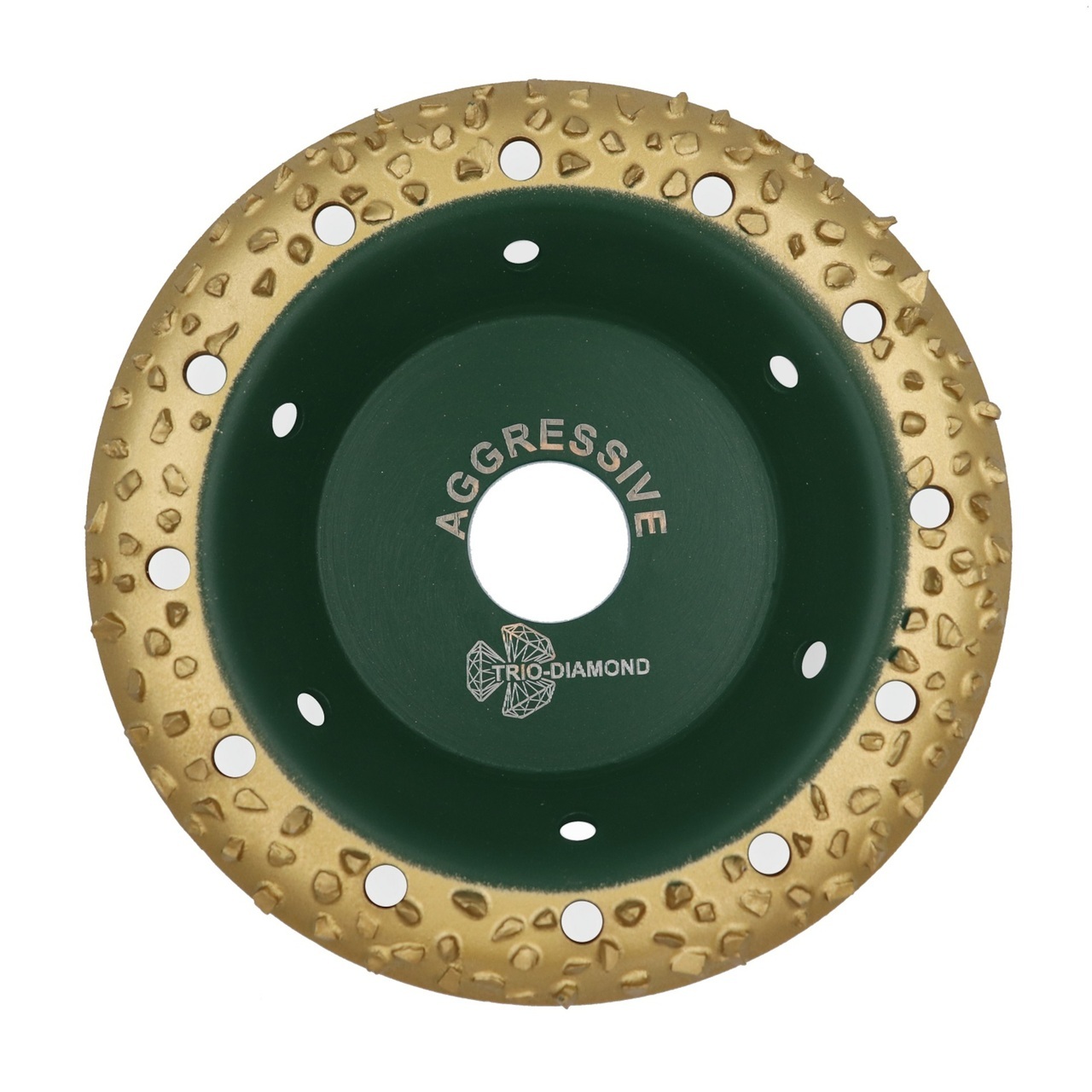 Чашка 125 мм по дереву круглая Grand шаг 1 Aggressive