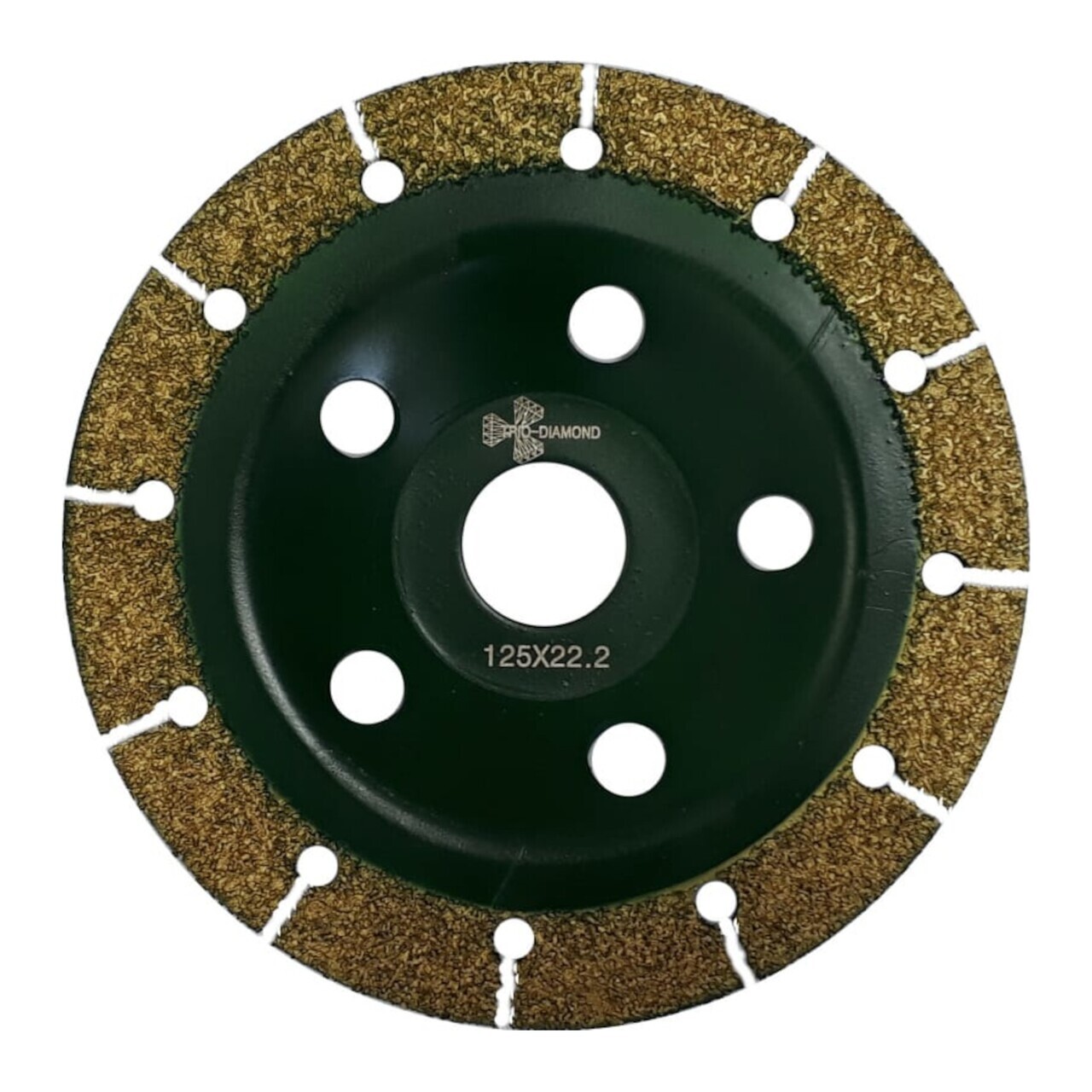 Чашка шлифовальная TRIO-DIAMOND 125 мм с твердосплавным напылением