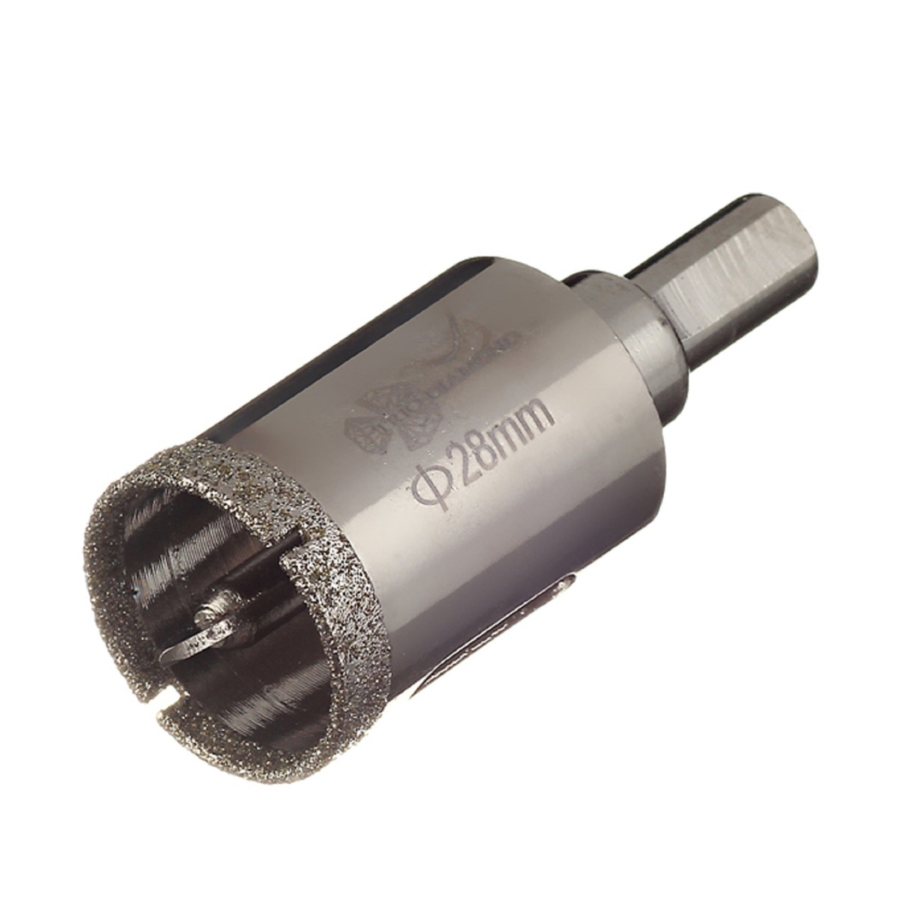 алмазная коронка 28 мм с центрирующим сверлом для керамики и кафеля