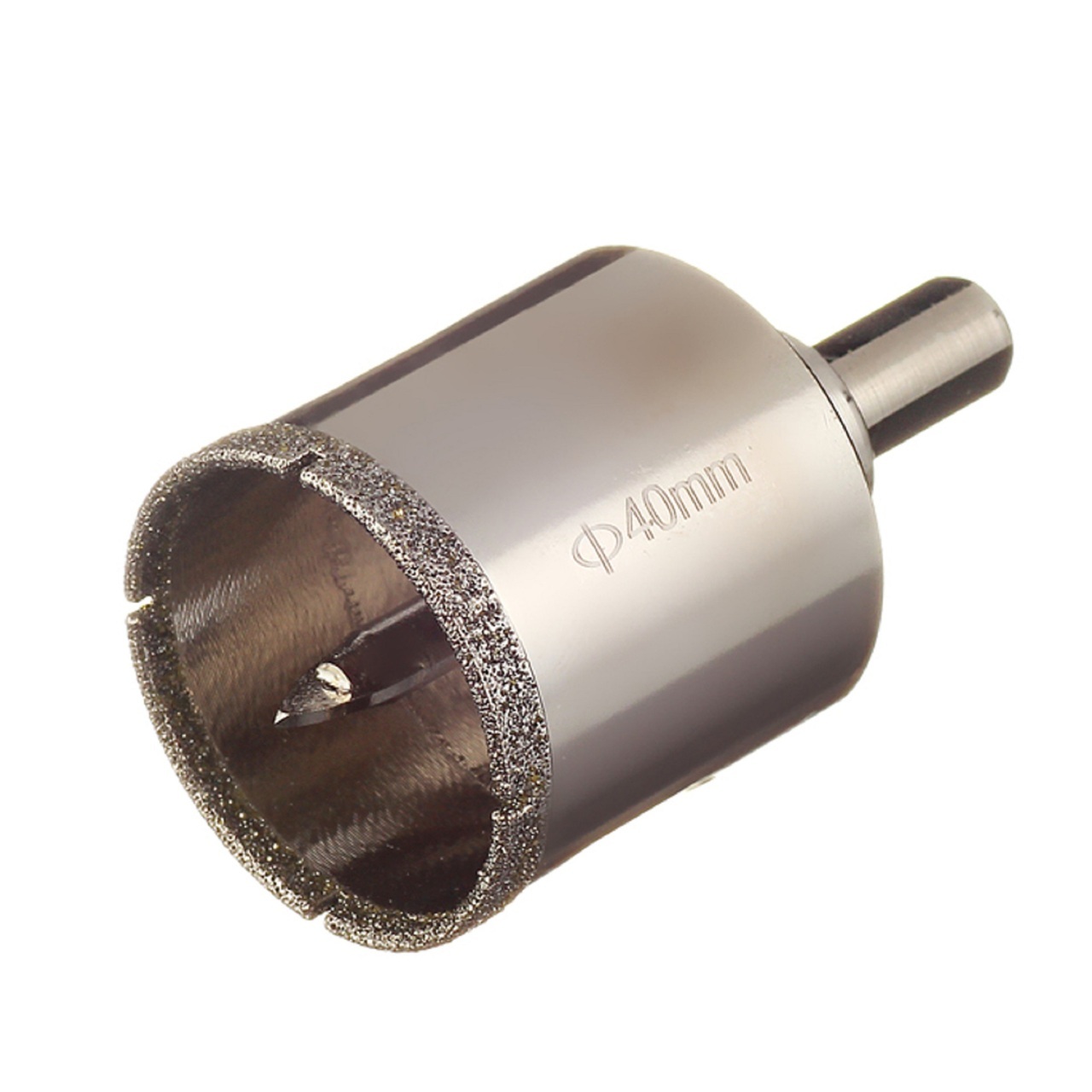 алмазная коронка 40 мм для керамики и кафеля с центрирующим сверлом