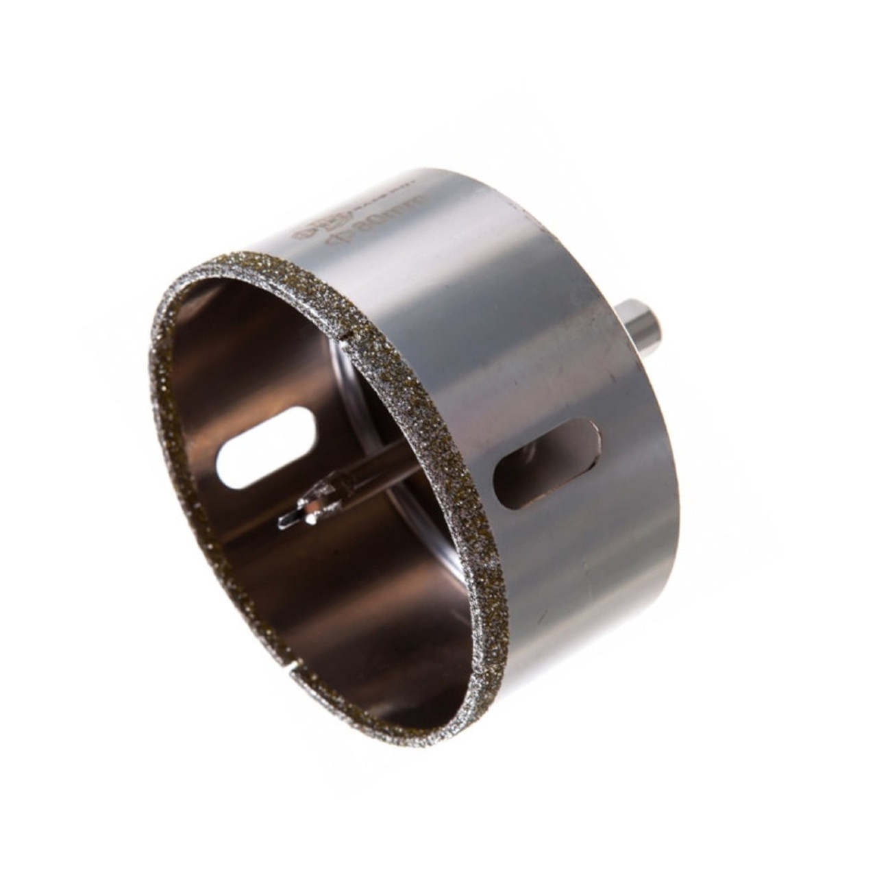 Коронка алмазная 80 мм с центрирующим сверлом для керамики и кафеля