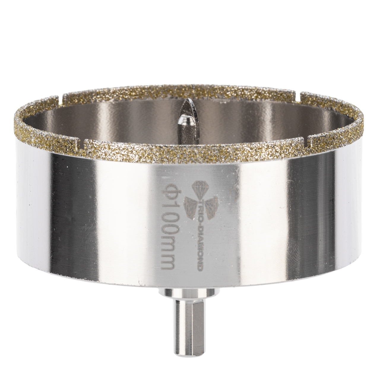 Коронка алмазная TRIO-DIAMOND 100 мм с центрирующим сверлом