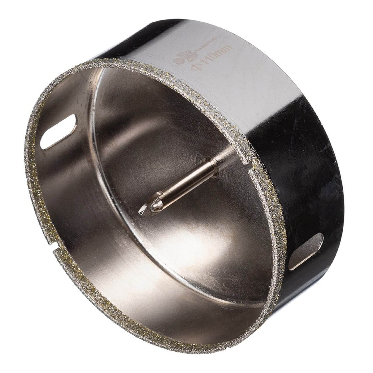 Коронка алмазная 110 мм с центрирующим сверлом TRIO-DIAMOND