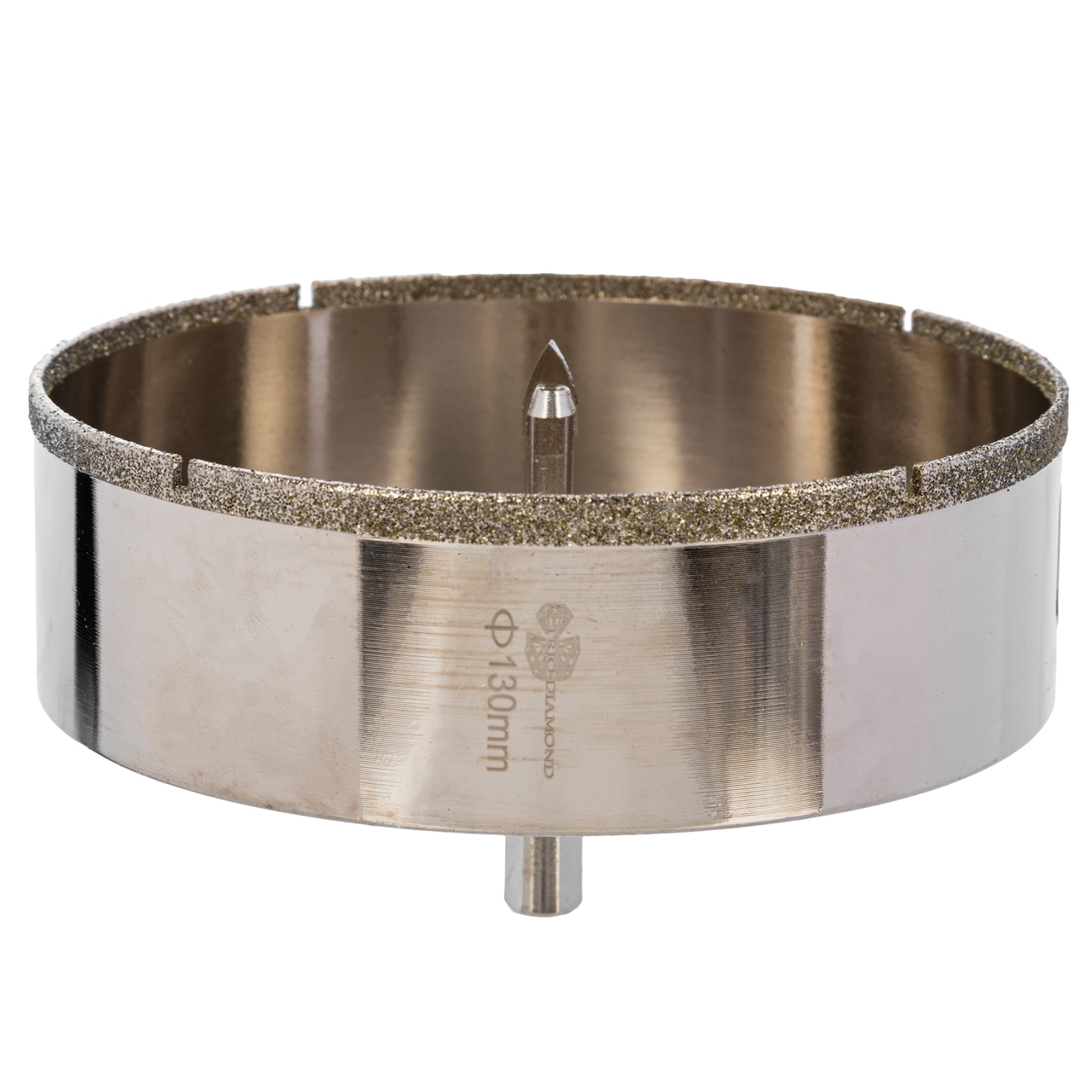 Коронка алмазная TRIO-DIAMOND 130 мм с центрирующим сверлом