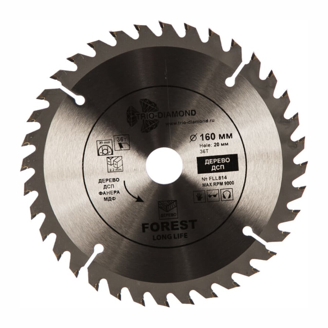 Пильный диск TRIO-DIAMOND FLL814 для древесины