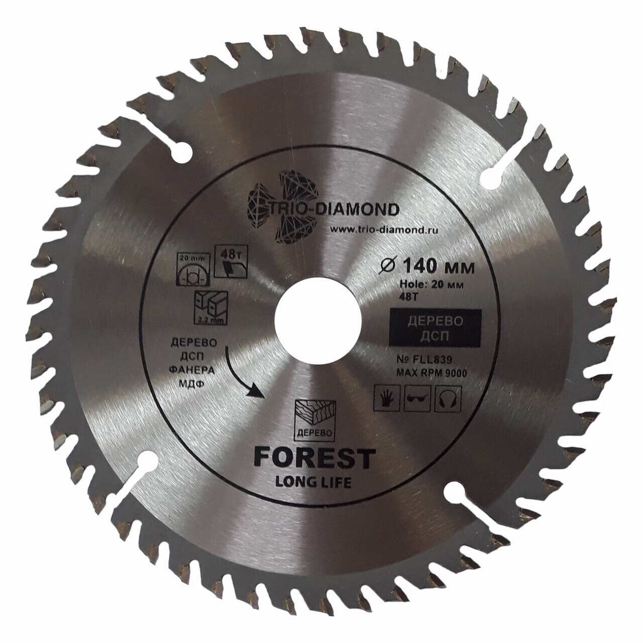 Пильный диск TRIO-DIAMOND FLL839 для чистого реза