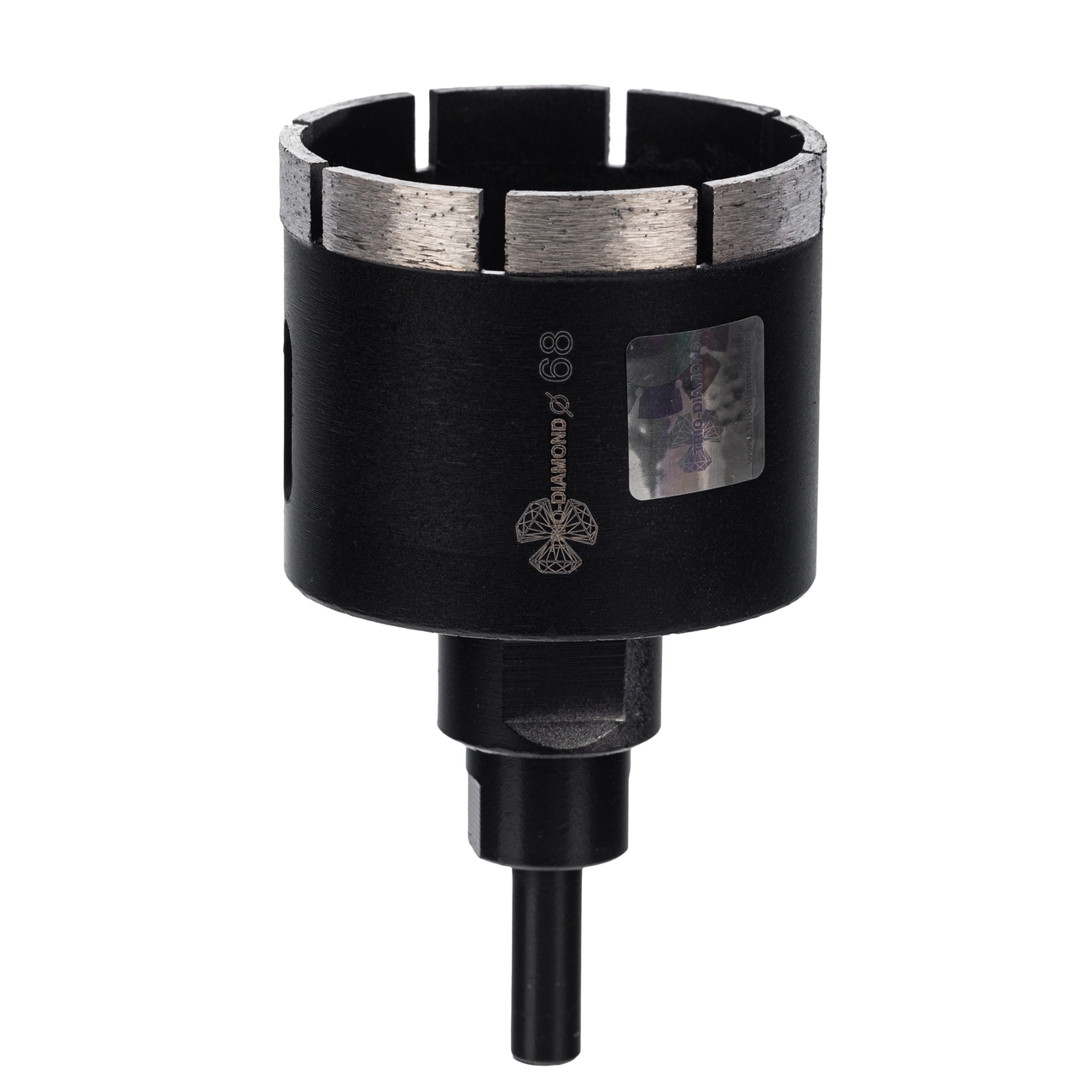 Коронка алмазная 68 мм для керамогранита серебряная пайка