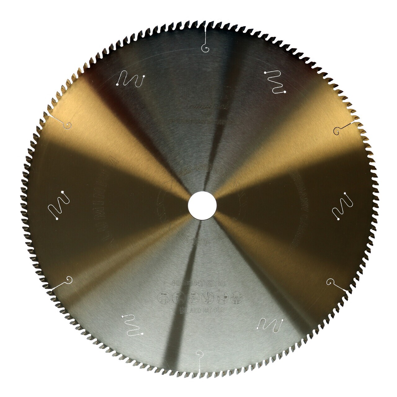 Пильный диск Hilberg 405 мм с 144 зубьями для алюминия