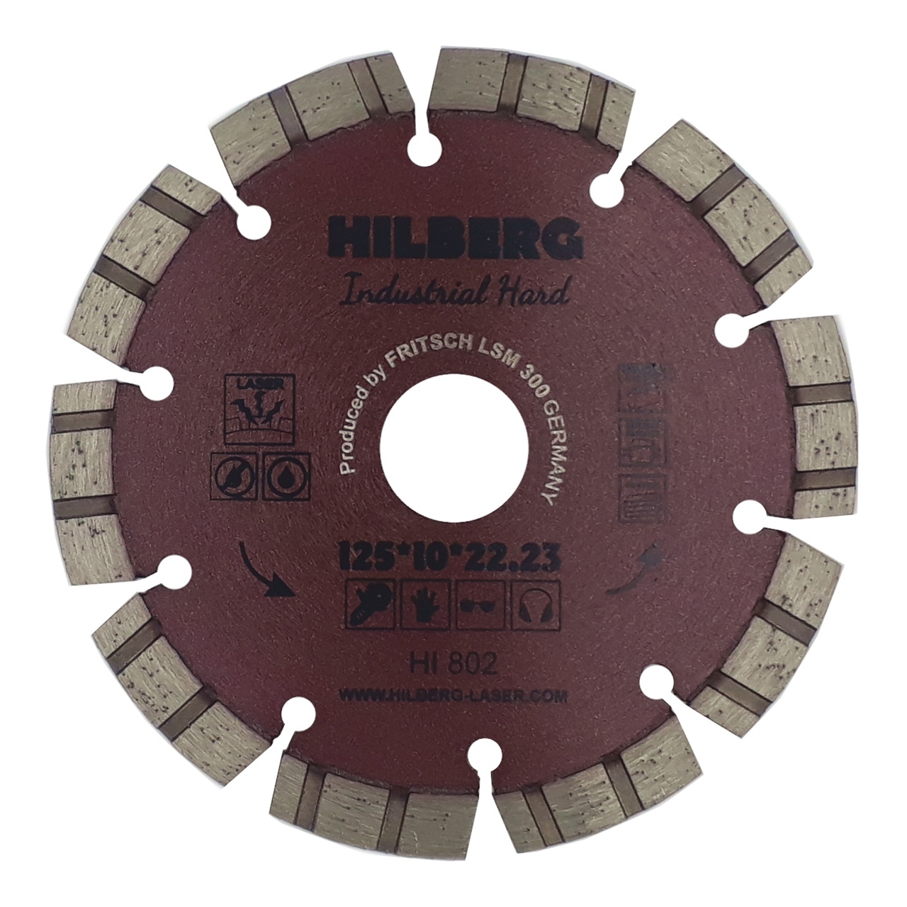 Диск алмазный отрезной 125*22.23 мм для бетона и камня