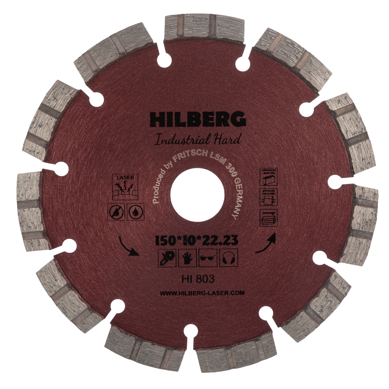 алмазный диск отрезной 150 мм HI803