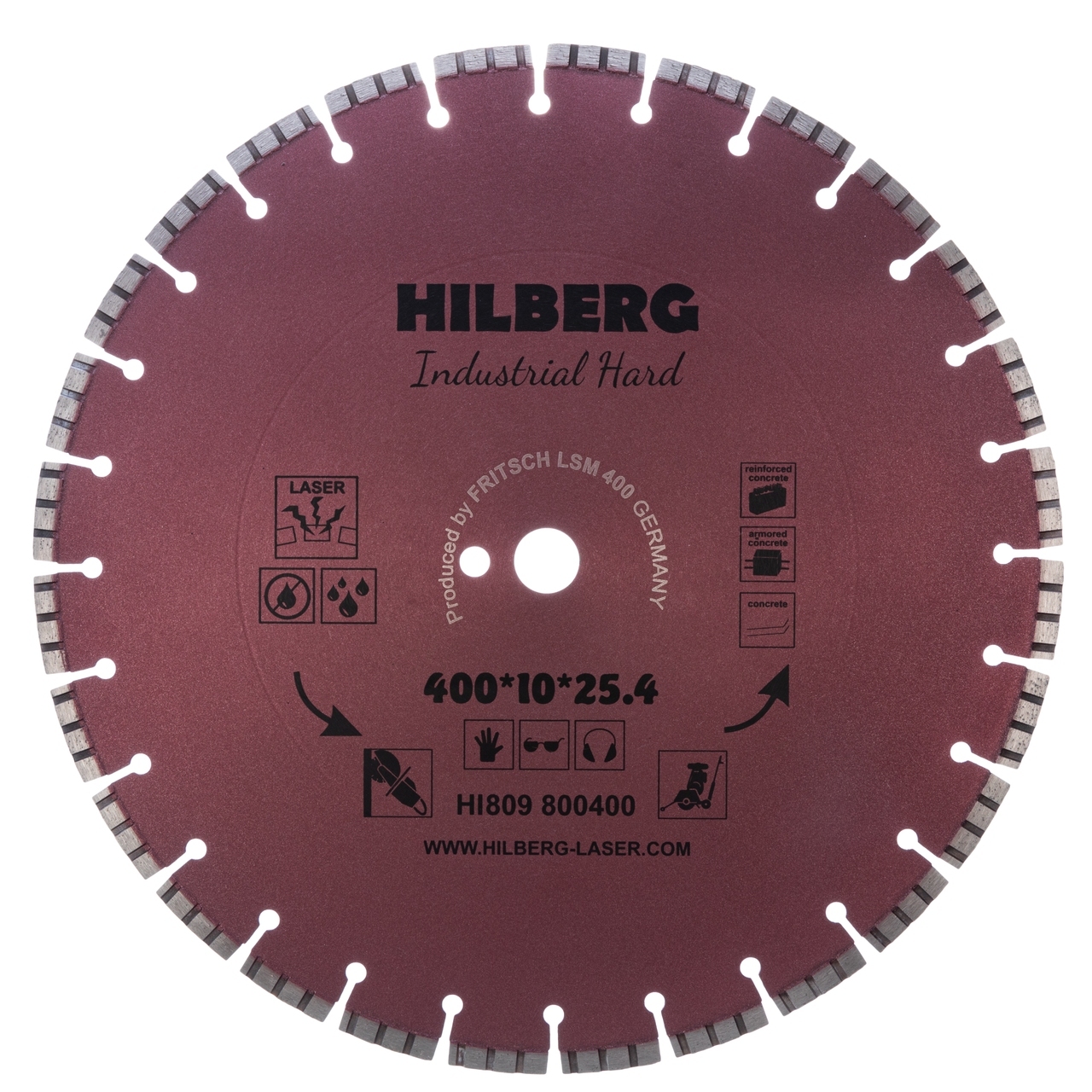 Диск алмазный отрезной 400*25,4 мм для бетона и камня