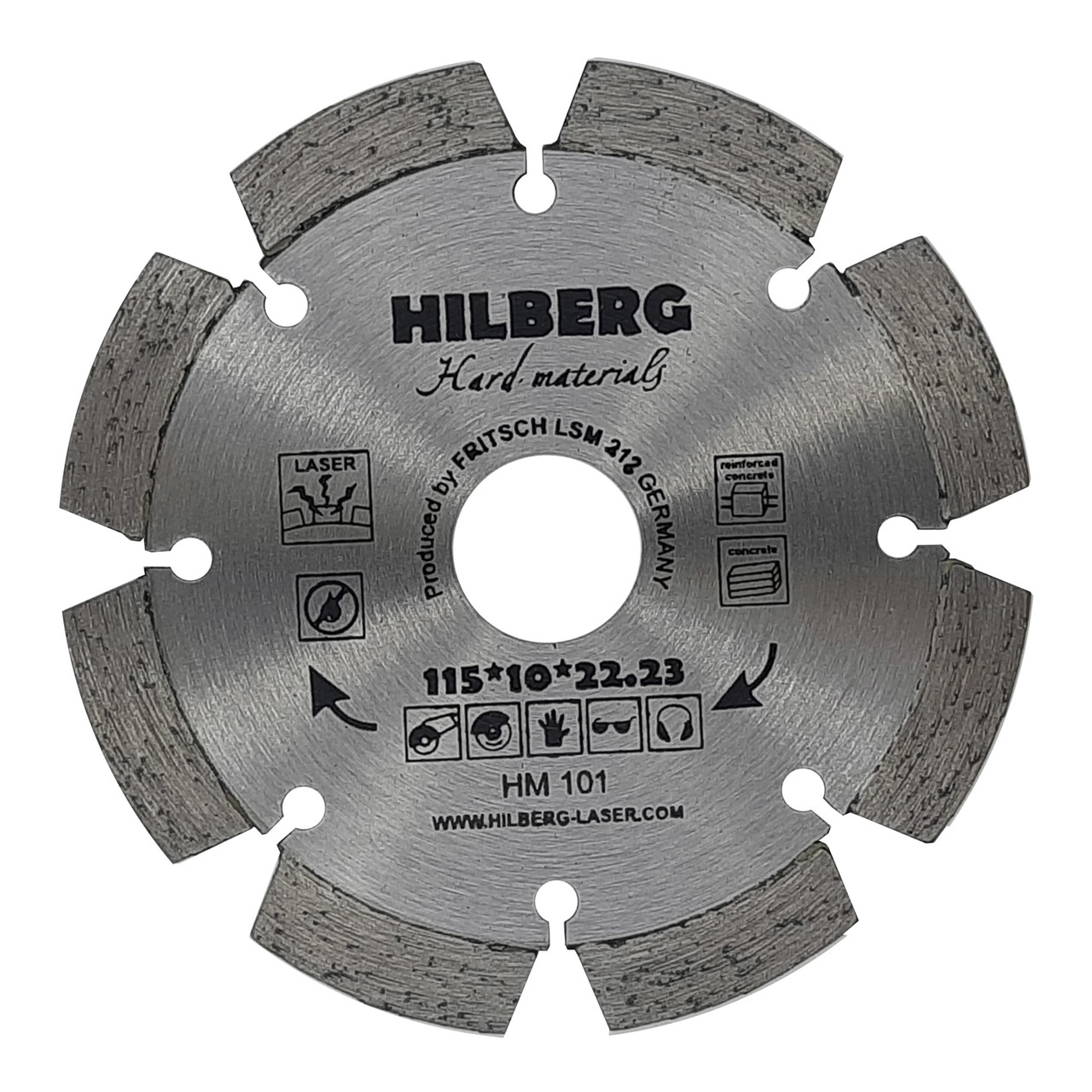 алмазный диск Hilberg HM101 для бетона и камня