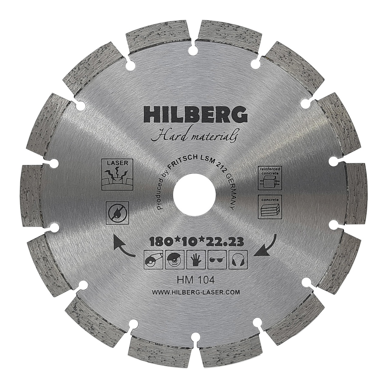 алмазный диск 180 мм для бетона и камня HM104