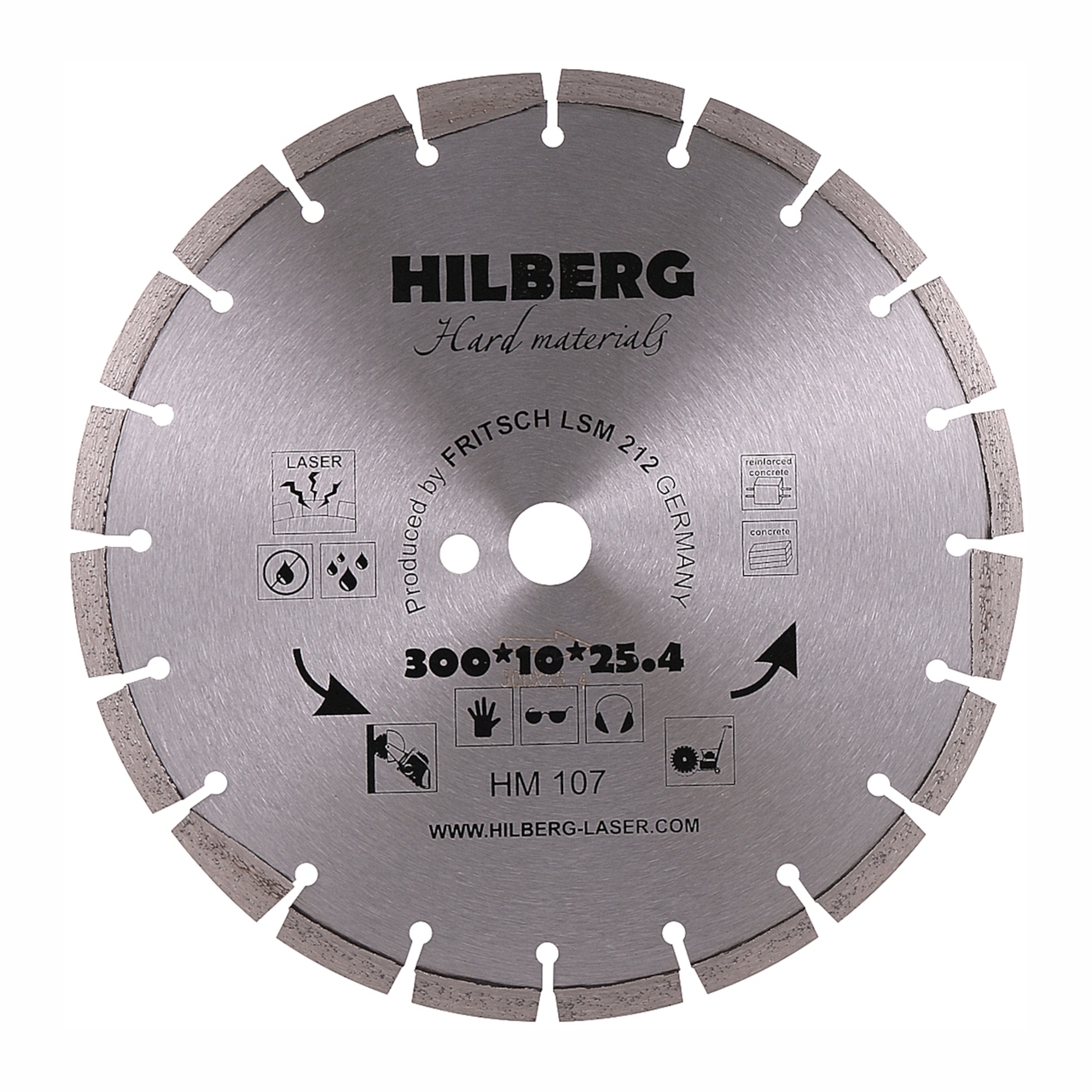 алмазный диск отрезной Hilberg HM107