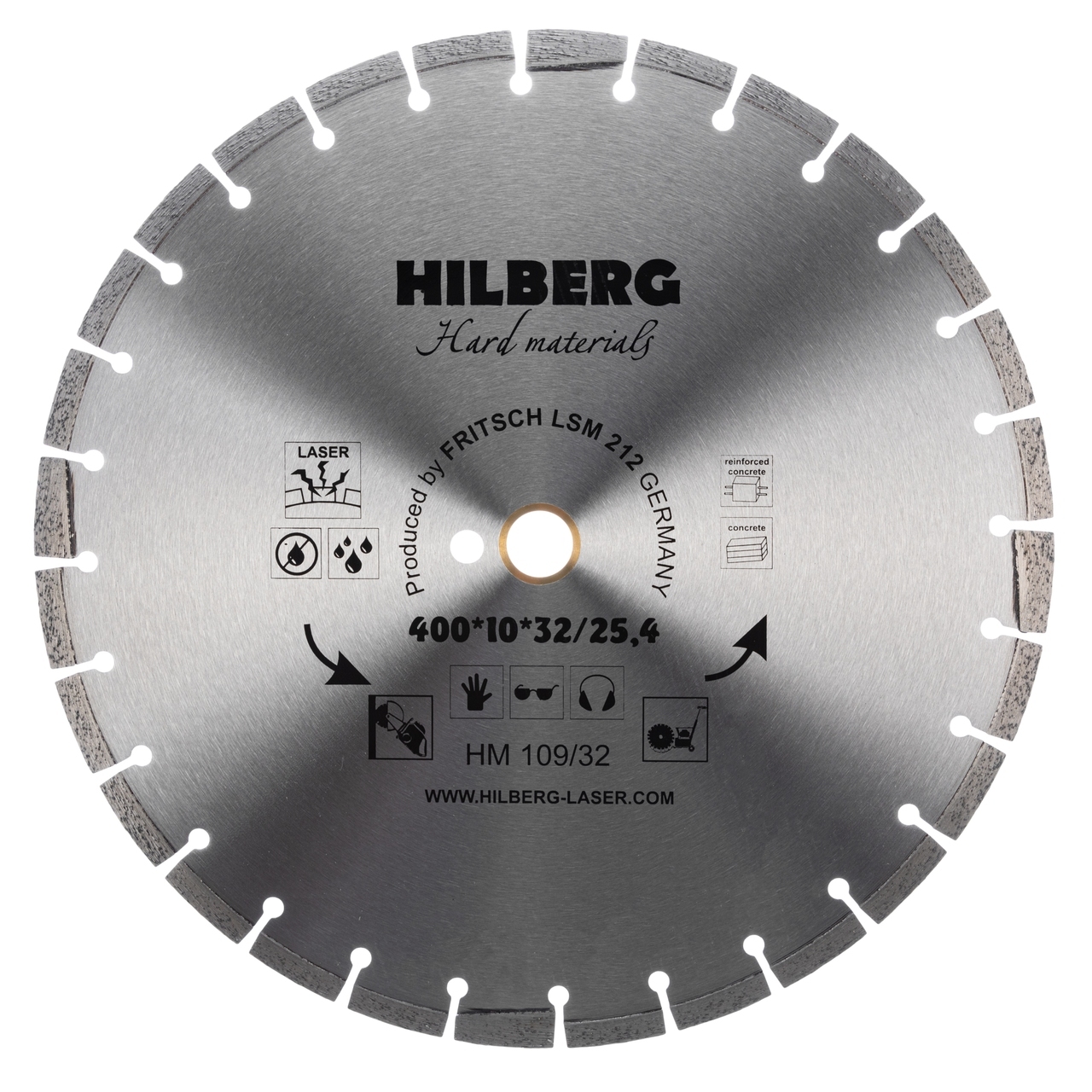 Диск алмазный отрезной 400 мм Hilberg HM109/32