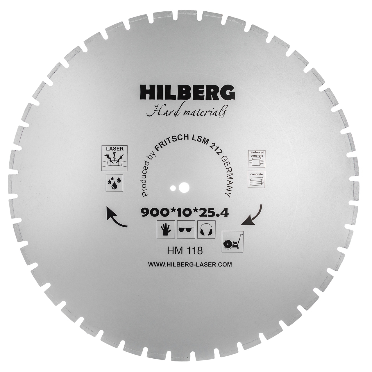 алмазный диск Hilberg HM118 для резки бетона и камня