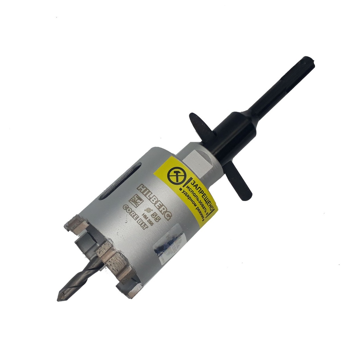 Коронка алмазная 55 мм Hilberg Laser для бетона и камня