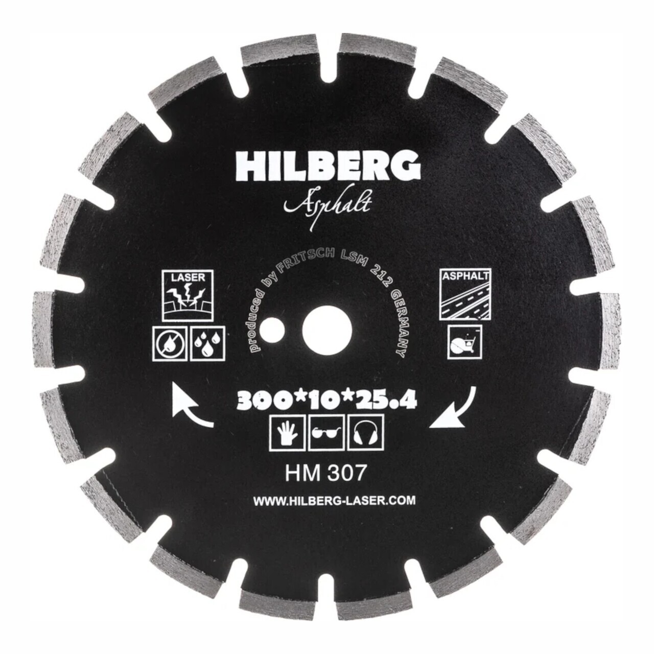 алмазный диск Hilberg HM307 для асфальта