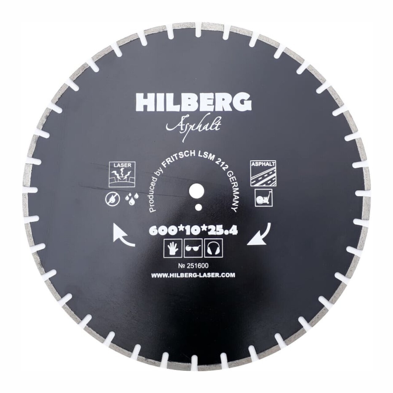 Алмазный диск для асфальта и бетона Hilberg HM313
