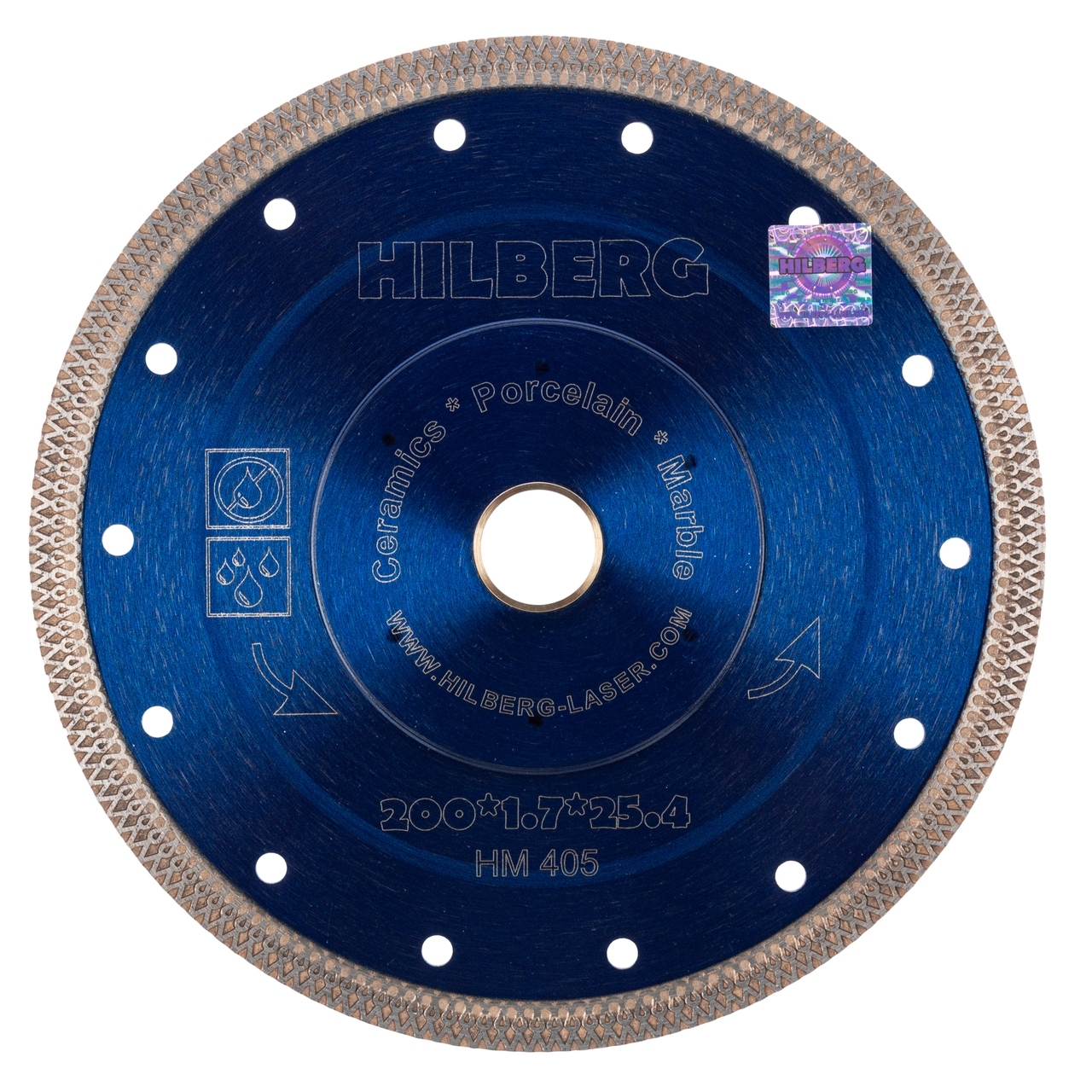 Алмазный диск Hilberg Турбо ультратонкий HM405